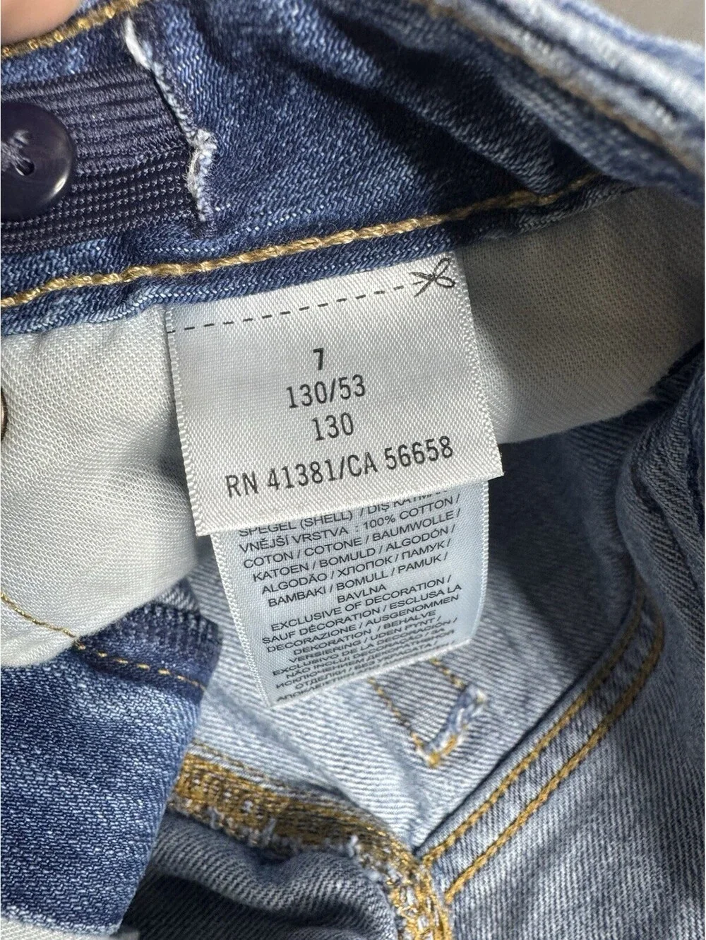 Polo Ralph Lauren Shorts Girl’s Blue Denim Patchwork